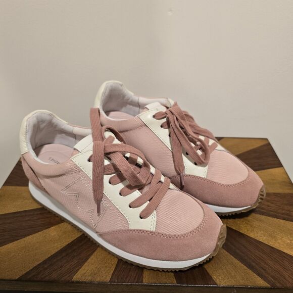 BIRDIES The Roadrunner WOMENS SIZE 8 Blush Pink Retro Sneakers Shoes Lace Up - Picture 2 of 15